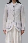 MUTEDANCE off-scale textured silk jacket MD22SS77 PM33